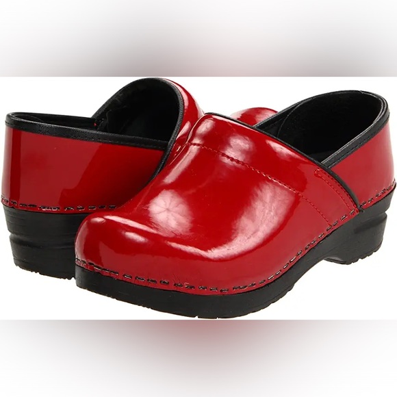 Dansko Shoes Dansko Sanita Professional Patent Leather Clogs Nurse